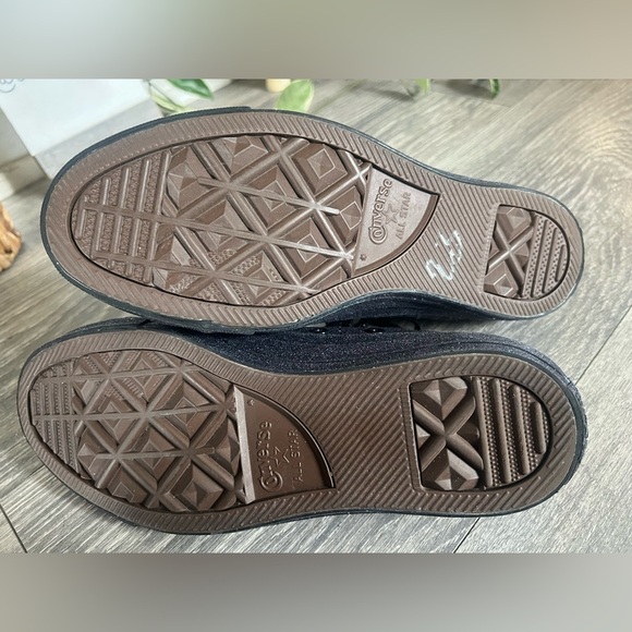 NWOT Converse All Star Chuck Taylor Purple Glitter Classic Low Top Sneakers 8 - Picture 5 of 9